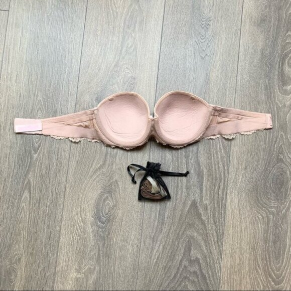Victoria’s Secret Dream Angels Multi Way Bra Nude Strapless Size 32C - Picture 10 of 13